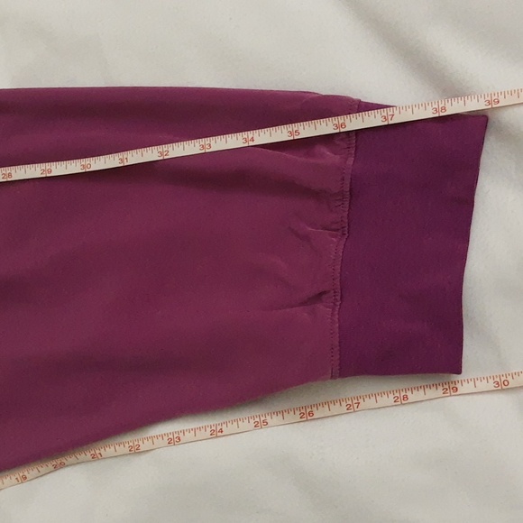 DG2 by Diane Gilman Faux Silk Pull-On Elastic Waist Jogger Pants, Purple, XL - Picture 15 of 15